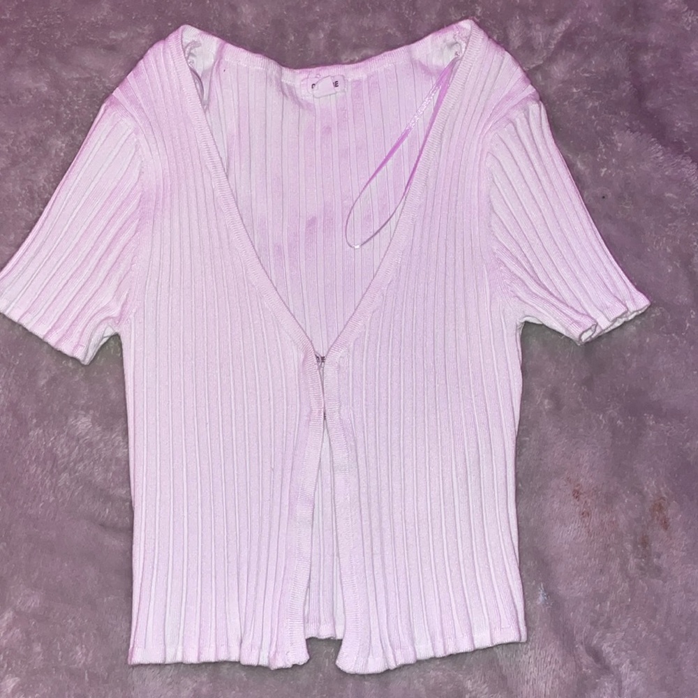 white crop top low cut